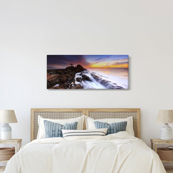 Hegy a ködben képe (120x50 cm)