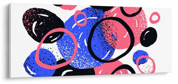 Kép - Motívum élénk színű körökkel (120x50 cm)