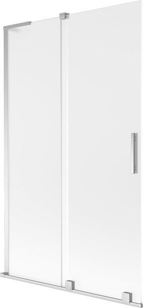 Mexen Velar L 2-paneles toló zuhanyfal 110 x 150 cm, fagyott, króm - 896-110-003-31-01
