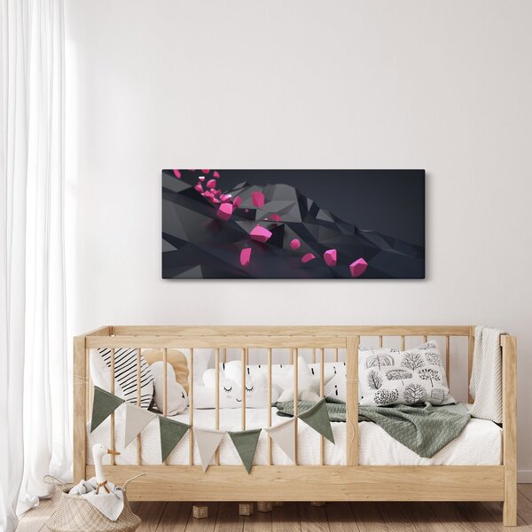 A 3D absztrakció képe (120x50 cm)