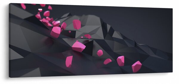 A 3D absztrakció képe (120x50 cm)