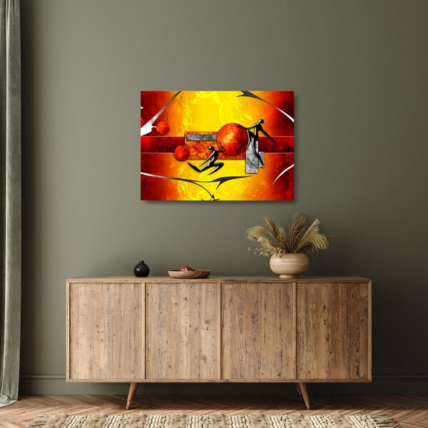 Kép - Az emberiség festménye (üvegen) (70x50 cm)