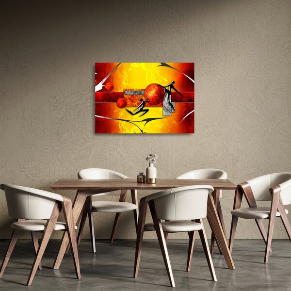 Kép - Az emberiség festménye (üvegen) (70x50 cm)