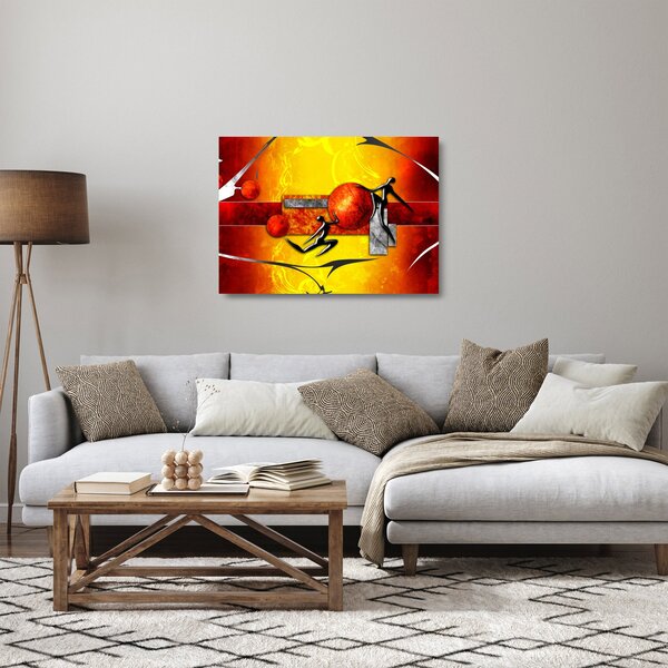 Kép - Az emberiség festménye (üvegen) (70x50 cm)
