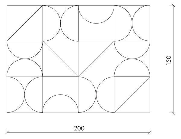 Bézs-krémszínű takaró 150x200 cm Tul – noo.ma