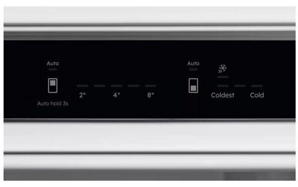 AEG TC7CS181DS Beépíthető kombinált hűtőszekrény