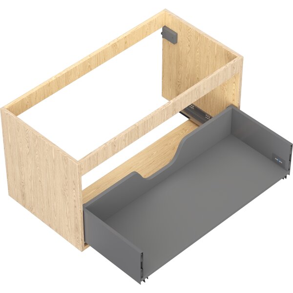 Mexen Box-A, fali szekrény 90 cm, 1 fiók, tölgyfa, 91AX0-0900-470-1-81