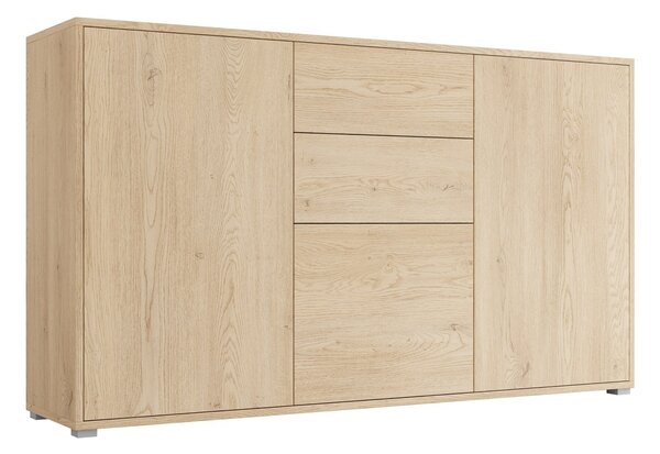 Komód Comfivo Tutela, Laminált forgácslap, 93x141x41cm, Tölgy