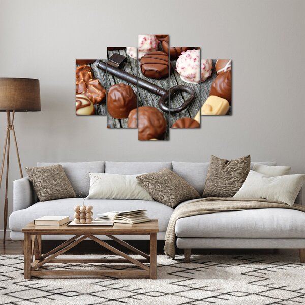 Csokoládé és a kulcs képe (150x105 cm)