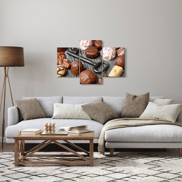 Csokoládé és a kulcs képe (90x60 cm)