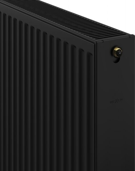 Mexen CV22, panelradiátor 500 x 800 mm, alsó csatlakozás, 1140 W, fekete, W622-050-080-70