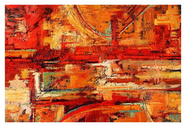 A falfestmény képe (90x60 cm)
