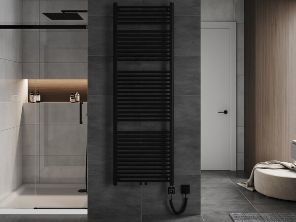 Mexen Mars, elektromos fűtőelem 1800x600 mm, 900W, fekete matt, W110-1800-600-6900-70