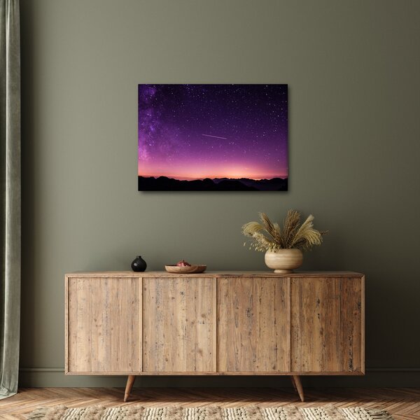 Ég képe hullócsillagokkal (70x50 cm)
