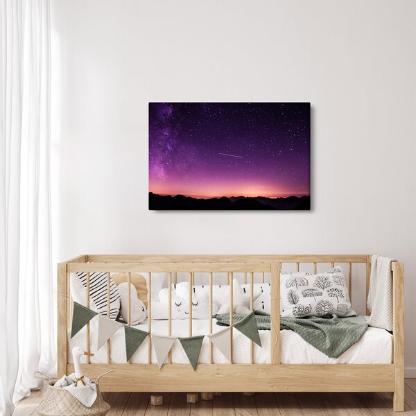 Ég képe hullócsillagokkal (90x60 cm)