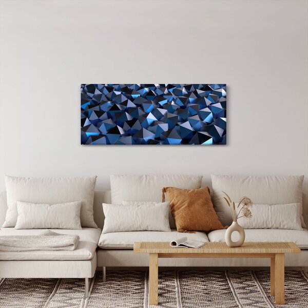 Absztrakciós kép (120x50 cm)
