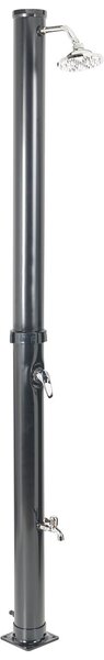 Szabadon álló kültéri napelemes zuhanyzó ELQUI Fekete