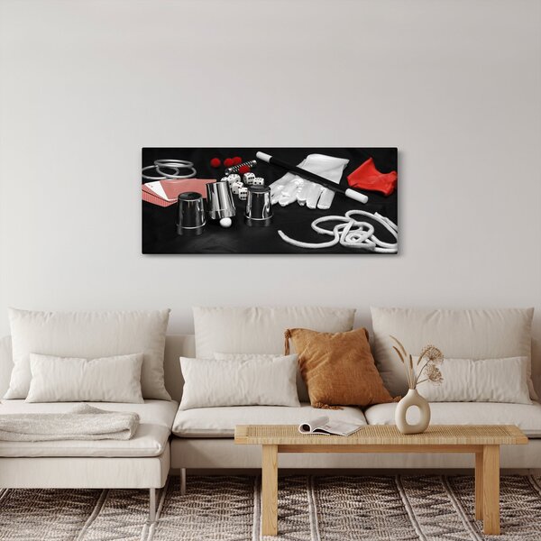 A mágus felszerelésének képe (120x50 cm)