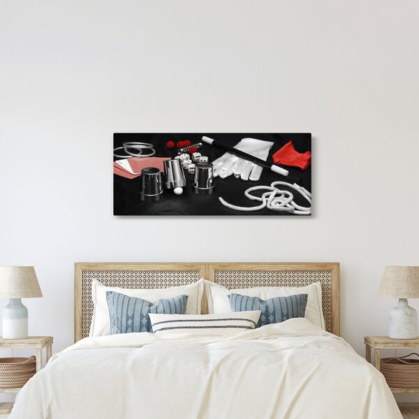 A mágus felszerelésének képe (120x50 cm)