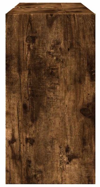 Füstös tölgy színű szerelt fa mosdószekrény 90 x 29 x 55 cm