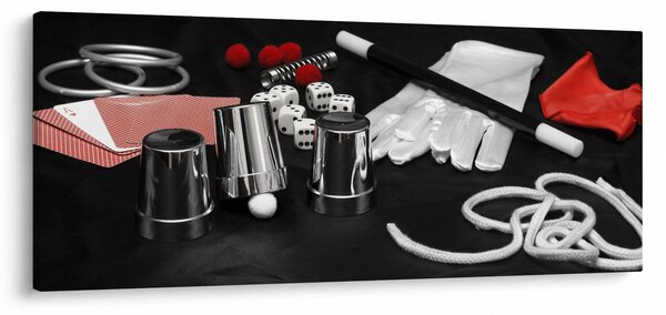 A mágus felszerelésének képe (120x50 cm)