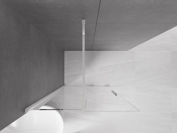 Mexen Velar, bejáró tolóajtó 70x200 cm, 8mm átlátszó üveg, króm, 871-070-000-03-01
