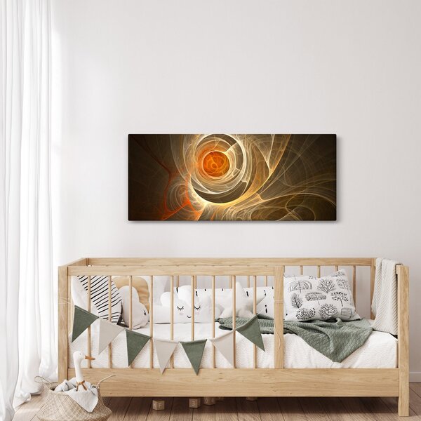 Absztrakciós kép (120x50 cm)