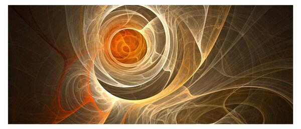 Absztrakciós kép (120x50 cm)