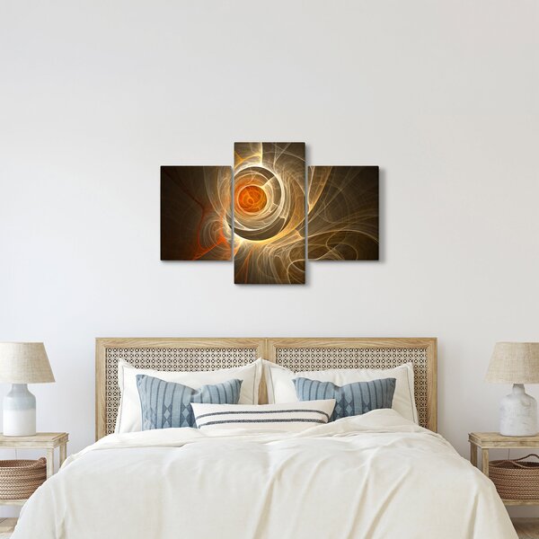 Absztrakciós kép (90x60 cm)
