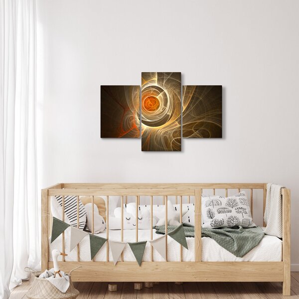 Absztrakciós kép (90x60 cm)