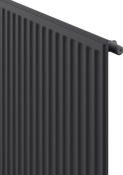 Mexen CH10 Higiénikus panelradiátor 600 x 1600 mm, oldalsó csatlakozás, 999 W, antracit, W410H-060-160-66