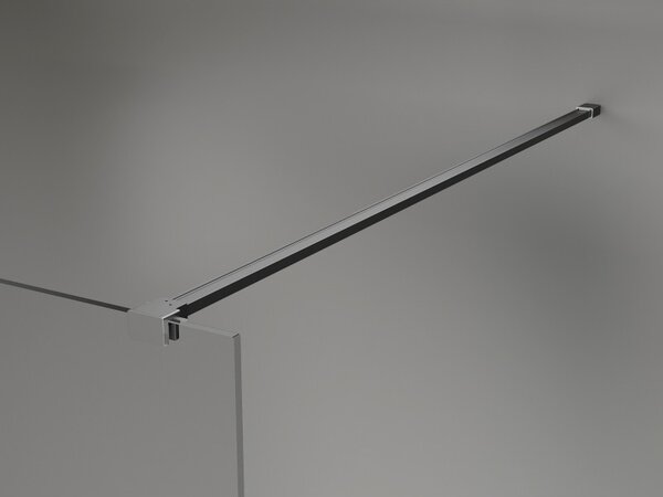 Mexen, Mexen Kioto-X zuhanyfal 50 x 200 cm, grafitszürke 10 mm, ágyúfém - 800-050-101-95-40-X