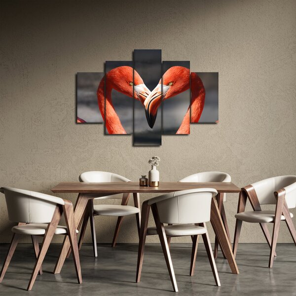 Két szerelmes flamingó képe (150x105 cm)
