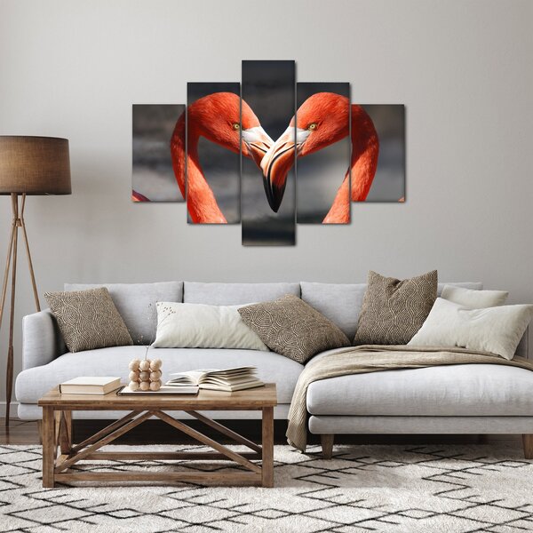 Két szerelmes flamingó képe (150x105 cm)