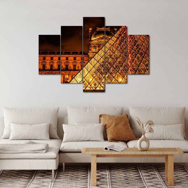 A párizsi Louvre képe (150x105 cm)