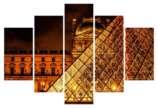 A párizsi Louvre képe (150x105 cm)