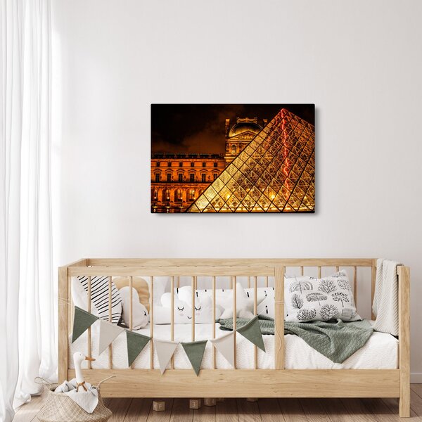 A párizsi Louvre képe (90x60 cm)