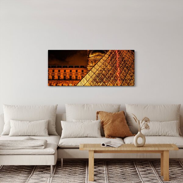 A párizsi Louvre képe (120x50 cm)