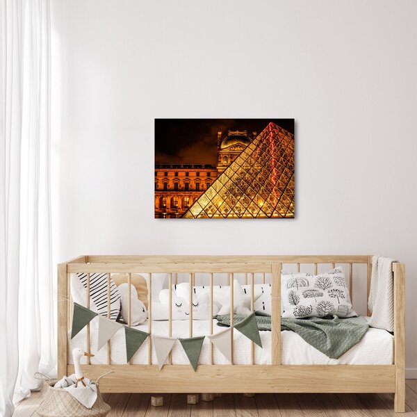 A párizsi Louvre képe (70x50 cm)