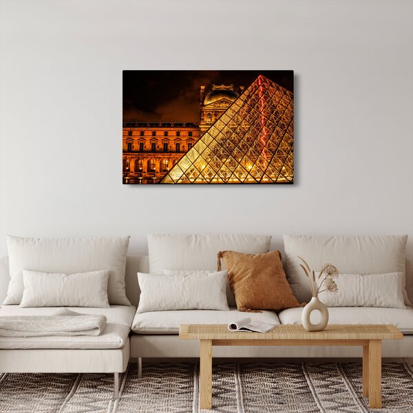 A párizsi Louvre képe (90x60 cm)