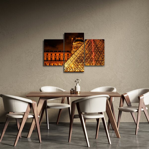 A párizsi Louvre képe (90x60 cm)