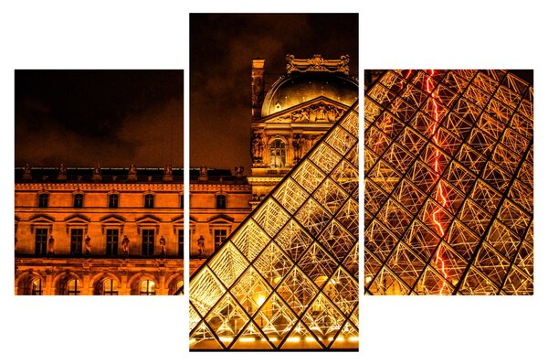 A párizsi Louvre képe (90x60 cm)