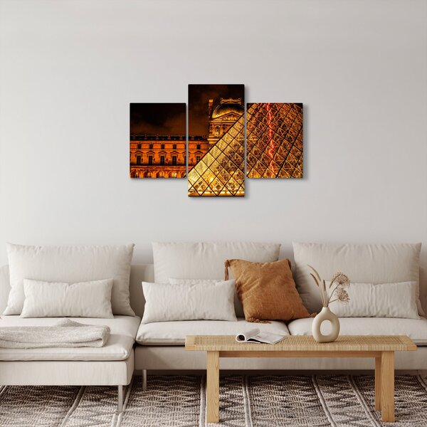 A párizsi Louvre képe (90x60 cm)