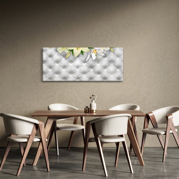 Liliom virágok képe (120x50 cm)
