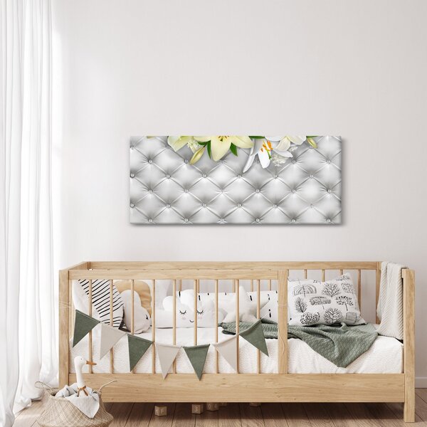 Liliom virágok képe (120x50 cm)