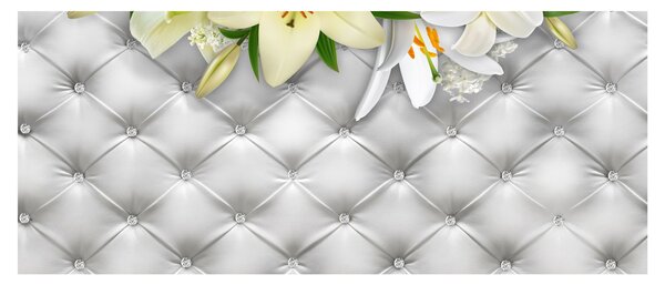 Liliom virágok képe (120x50 cm)