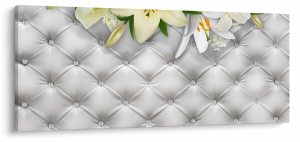 Liliom virágok képe (120x50 cm)