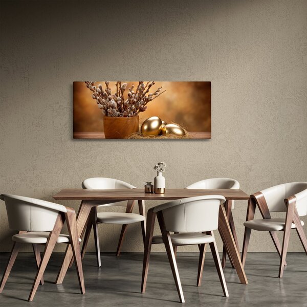 Tojás és a macska képe (120x50 cm)