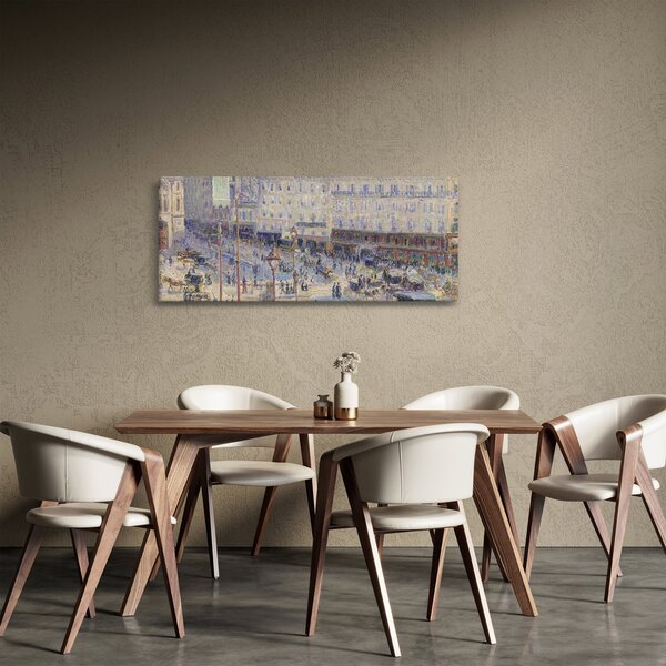 Kép - Camille Pissarro, The Place du Havre, reprodukciók (120x50 cm)