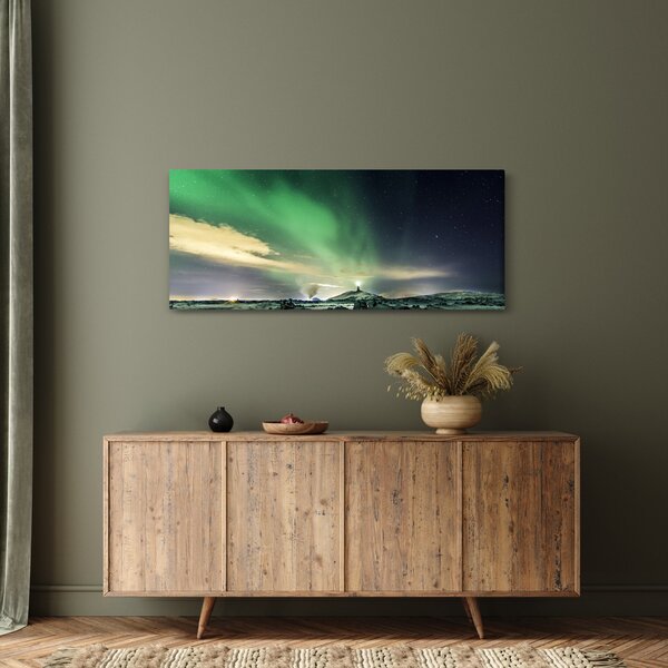 Északi fény képe (120x50 cm)